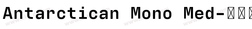Antarctican Mono Med字体转换 Antarctican Mono Med字体转换
